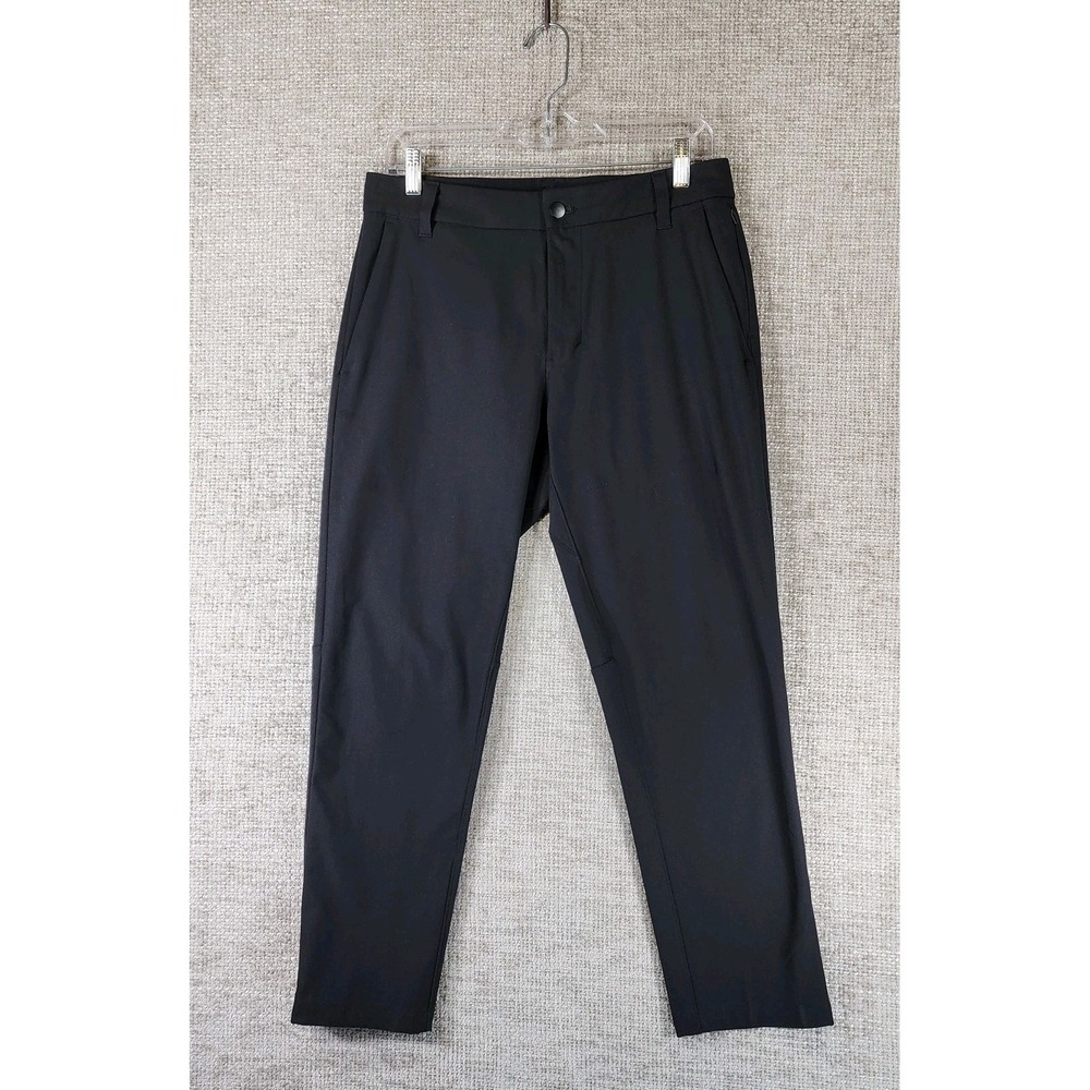 Lululemon Commission Pants Mens 30x26 Black Tapered Performance M5985S